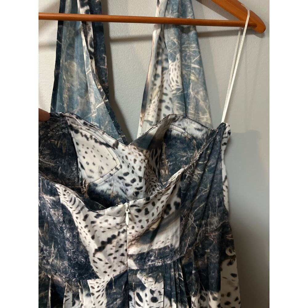 NEW Womens Size 6 Stone Morris South Snow Leopard Maxi Dress - Picture 5 of 7